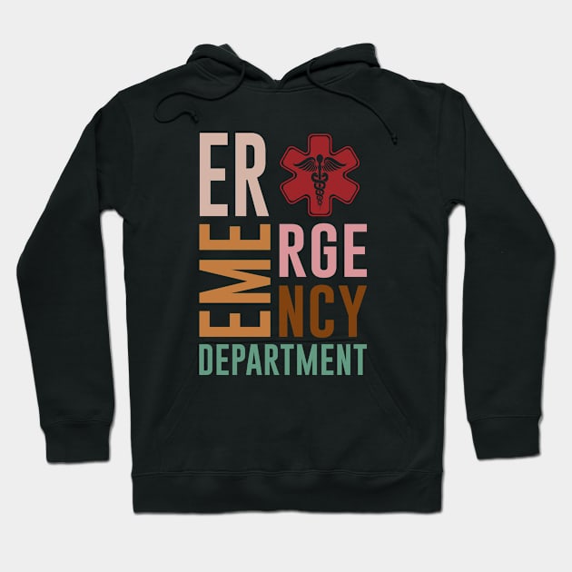 Emergency Department Emergency Room Nurse Healthcare Hoodie by Flow-designs